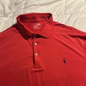 Polo by Ralph Lauren Red and Orange Polos